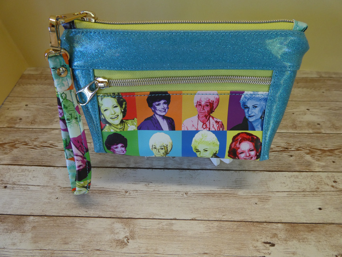 Golden Gurls Wristlet
