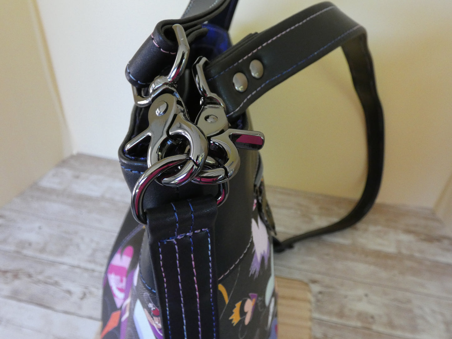 Villain Themed Handbag with adjustable crossbody strap