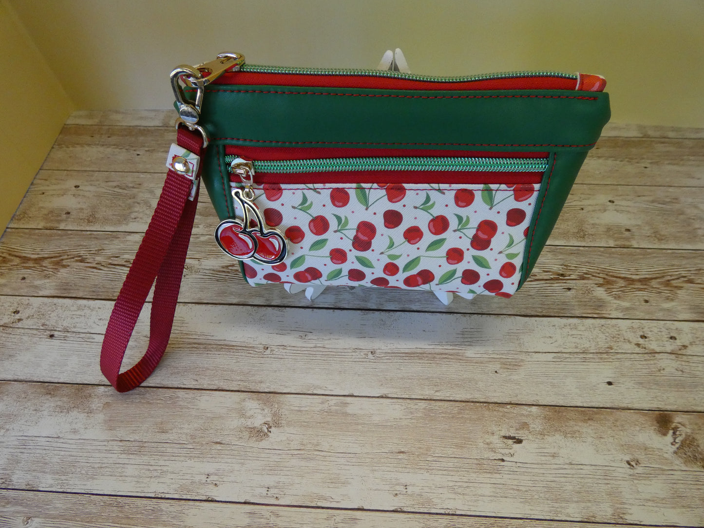 Cherries Wristlet