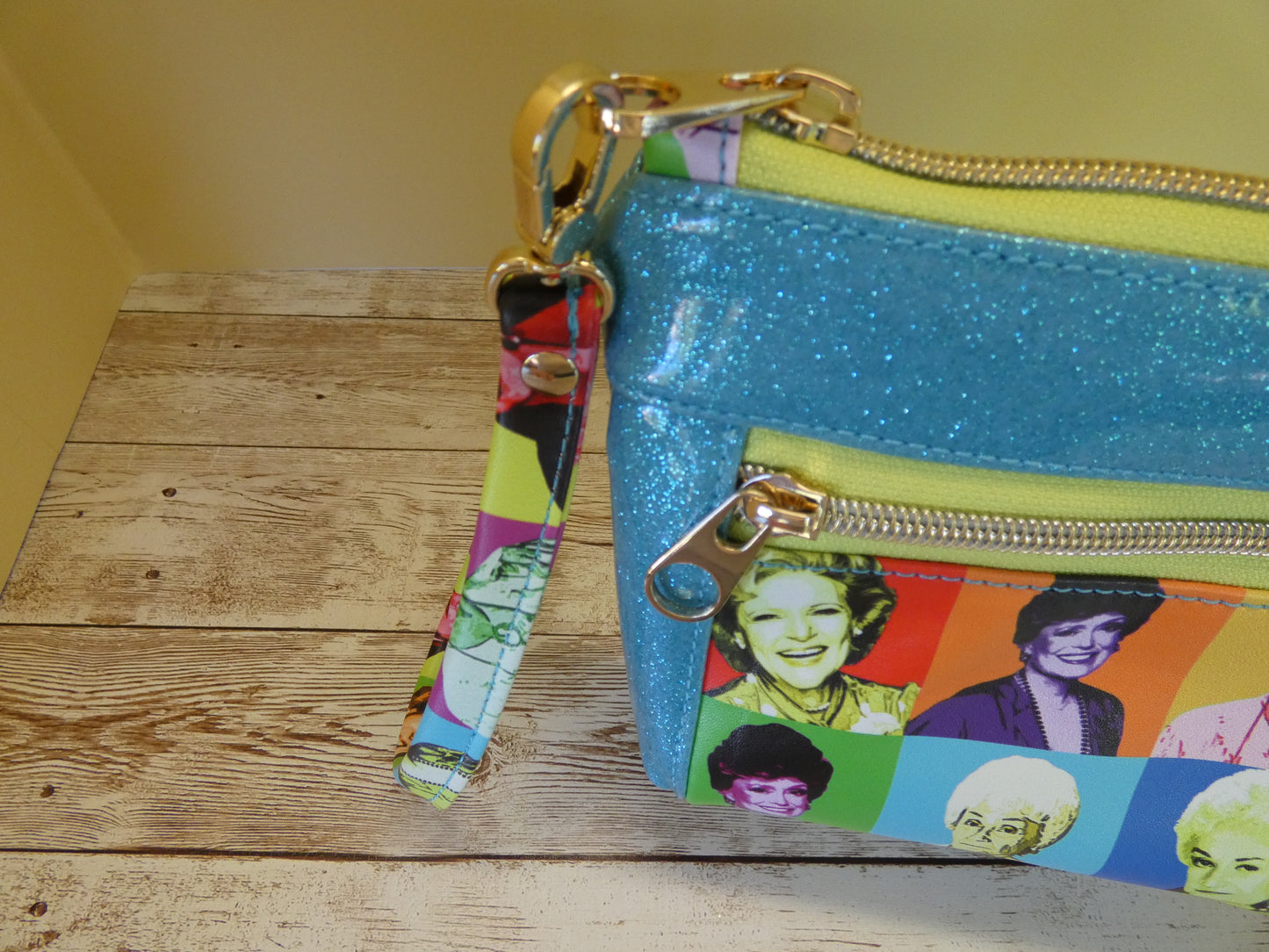 Golden Gurls Wristlet
