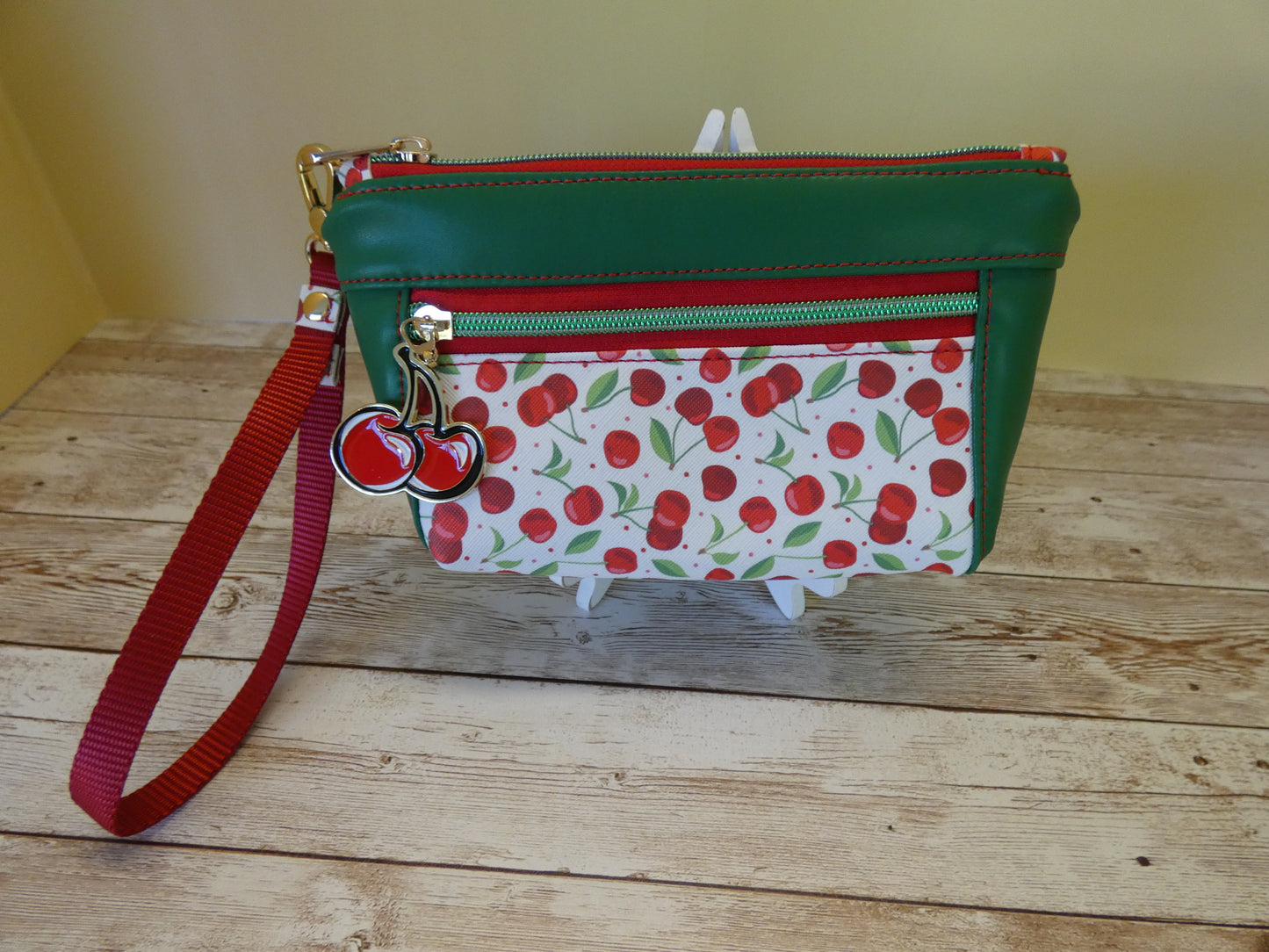 Cherries Wristlet