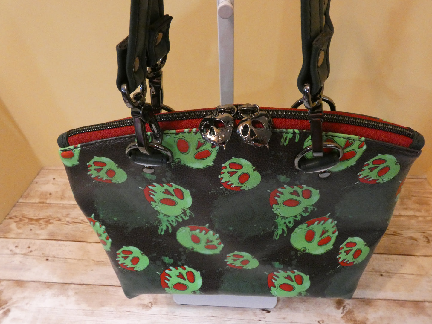Poisoned Apple Handbag With Added Crossbody Strap