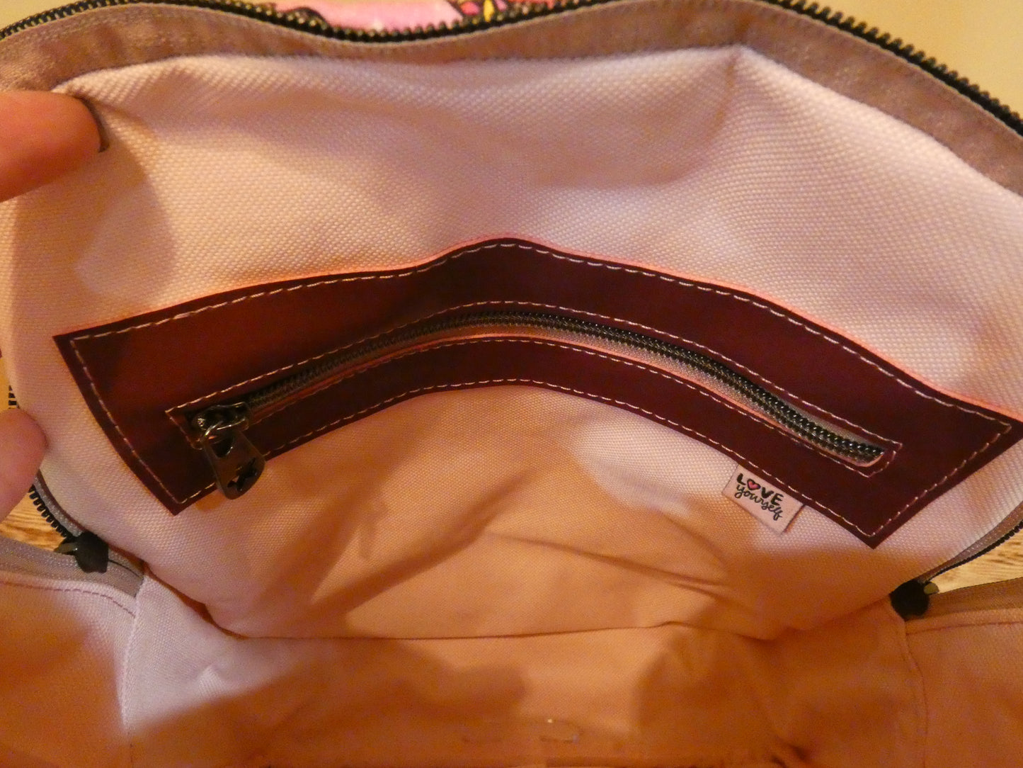 Mini Backpack - Breast Cancer Awareness featuring Fight Bear