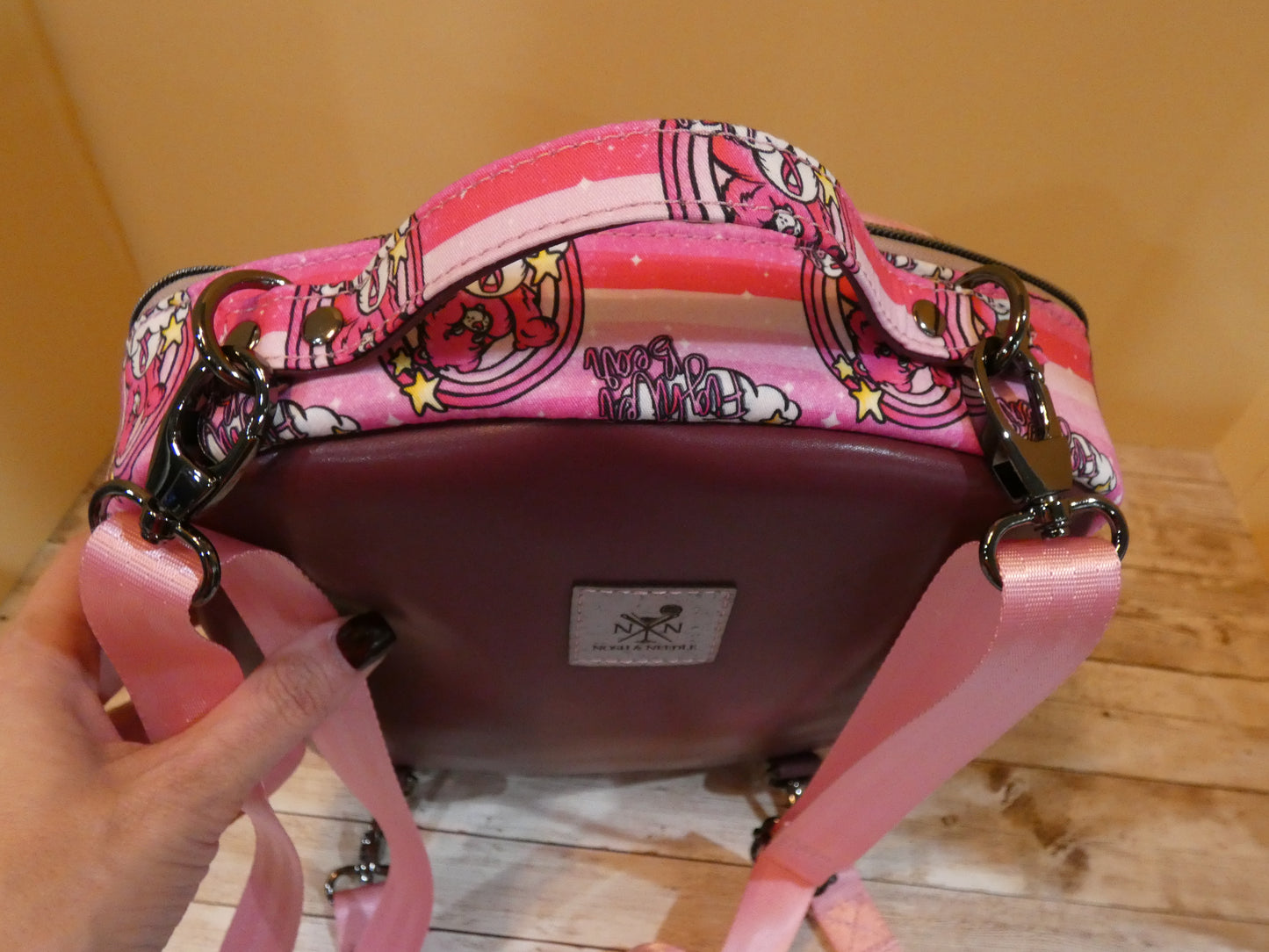 Mini Backpack - Breast Cancer Awareness featuring Fight Bear