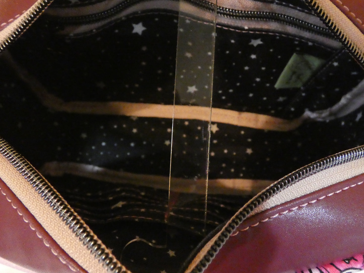 Breast Cancer Awareness Crossbody Bag featuring "Fight Bear"