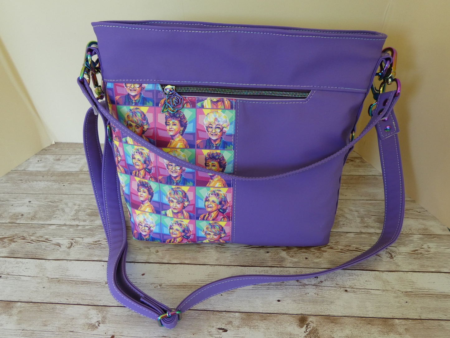 Golden Gurls Handbag with adjustable crossbody strap