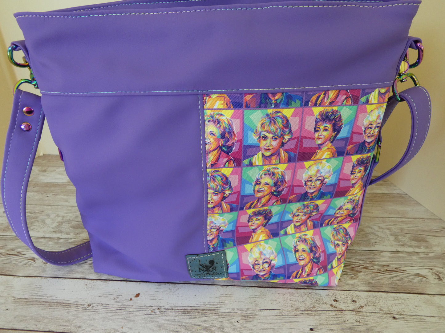Golden Gurls Handbag with adjustable crossbody strap