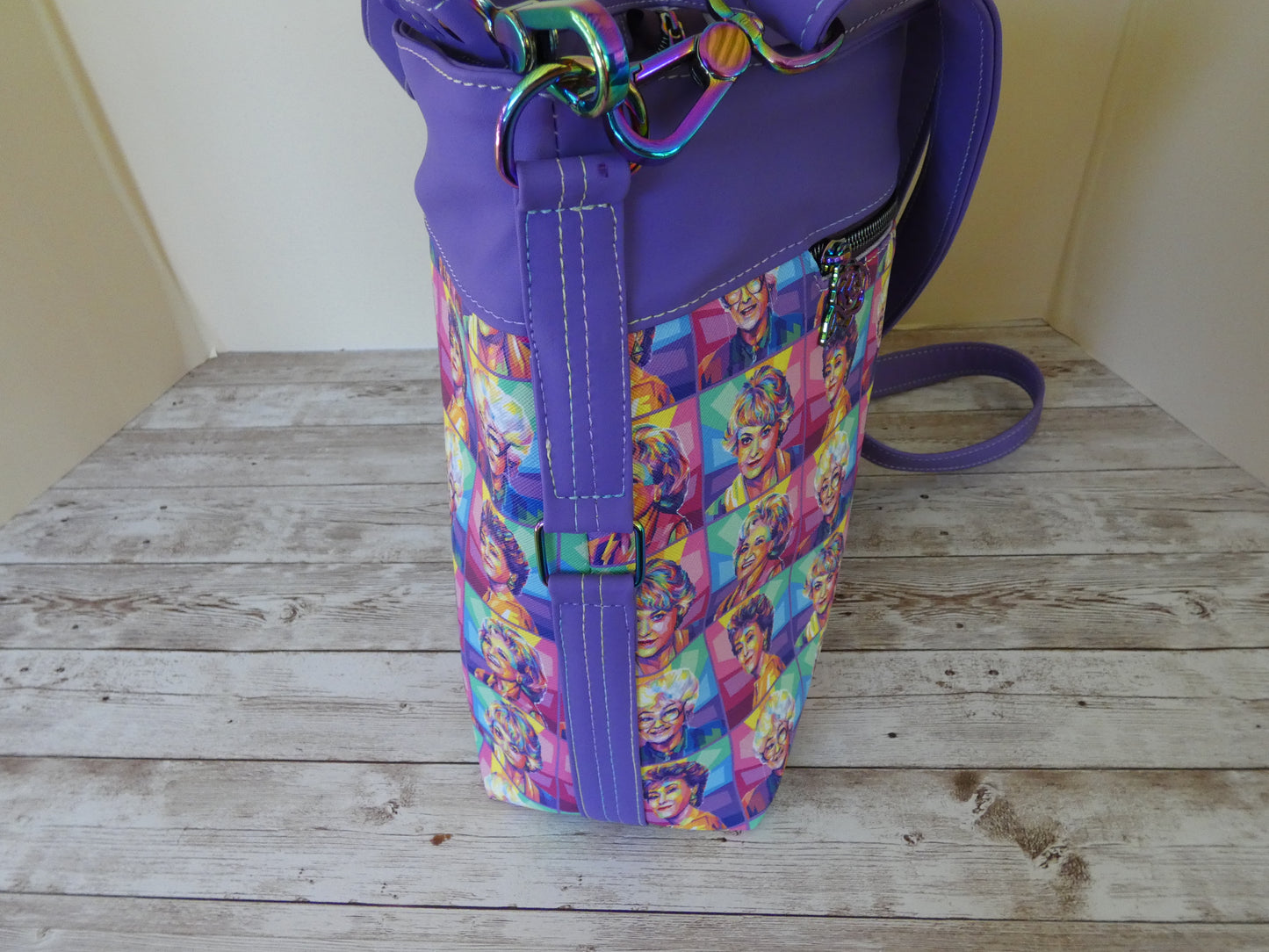 Golden Gurls Handbag with adjustable crossbody strap