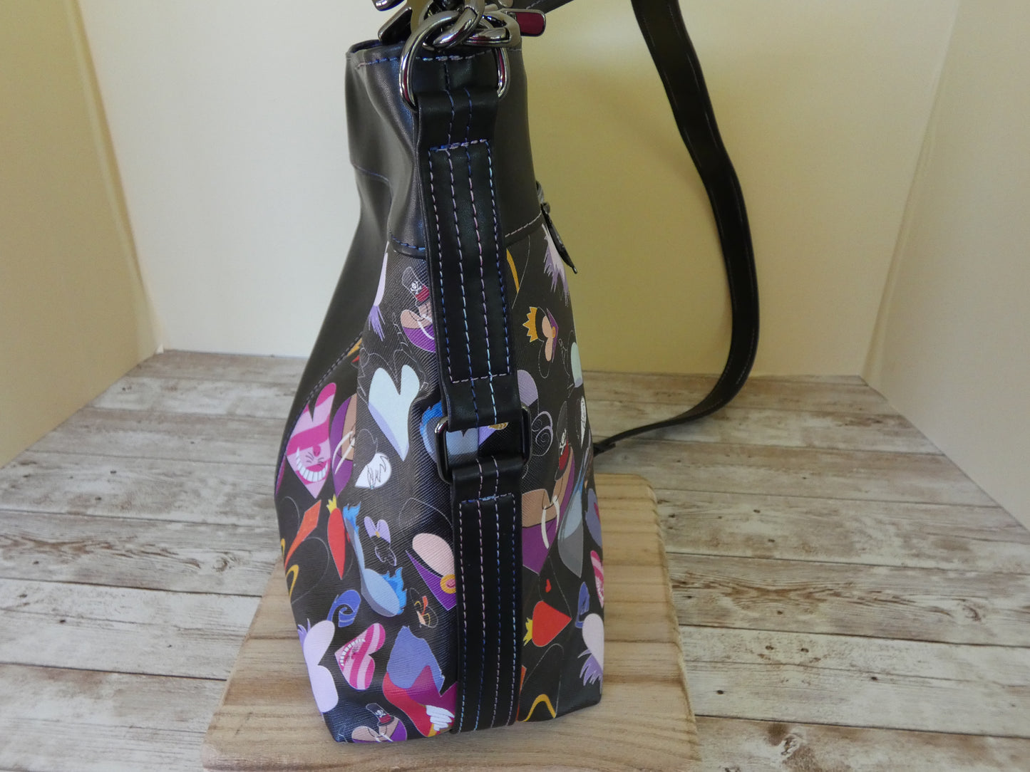 Villain Themed Handbag with adjustable crossbody strap