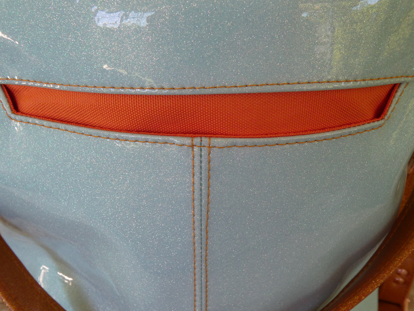 TS Tracksuit Themed Handbag with adjustable crossbody strap
