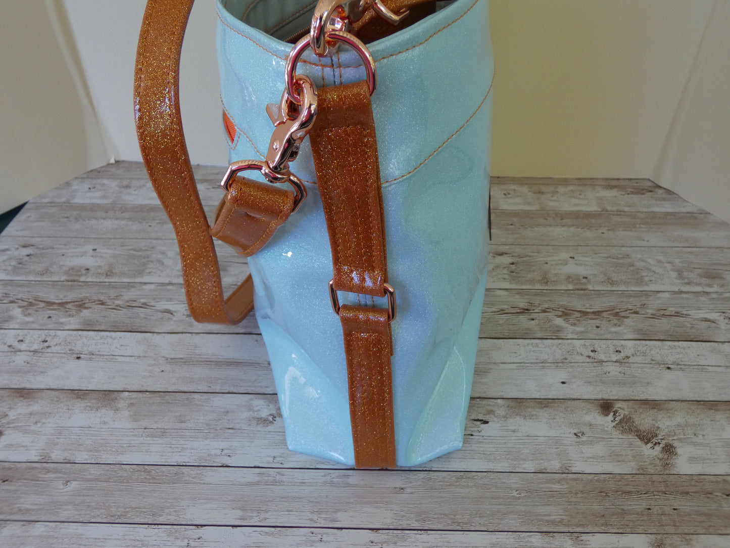 TS Tracksuit Themed Handbag with adjustable crossbody strap